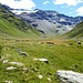 Rückblick auf Curciusa Alta und Gletscher