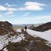 Wir kehren dem tobenden STurm den Rücken: Abstieg zum Spilauersee