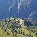 Blick auf die Alpe di Casned hinab