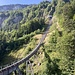 unglaublich steil überwindet die neue Stoosbahn den Berg