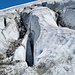 Gletscherspalten am Titlisgletscher - gross genug, um verschluckt zu werden