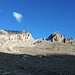 Gletscherhorn Ostgrat; der Stern markiert den Einstieg 