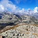 Gipfelblick vom Cima Verroso zu den hohen Wallisern. Was für eine Landschaft!