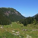 Liebliches Gelände in der Nähe von Unter Mürtschen. Jetzt am Nachmittag ist hier nichts mehr los.