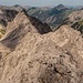Blick vom Hauptgipfel der Steinkarspitze nach Norden (Parzinnspitze)