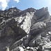 Steilstufe am Gipfelgrat (SG II).