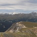 Silvrettaberge; im Vordergrund der oben flache grüne Endkopf