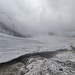 Nebelschwaden auf dem Gletscher