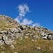Auf dem Piz Cotschen Südostgrat gibt es viele Steinmännli und eine deutliche Wegspur.