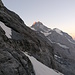 Sonnenaufgang an der Jungfrau.