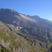 Auf der Wanderung von Belalp Richtung Oberaletschhütte: links oben ist das Gross Fusshorn zu sehen, rechts davon der Grat der Fusshörner