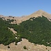Serra del Campitello (1900-2000 metri) e alta Valle del Sagittario. In fondo si trova Scanno.
