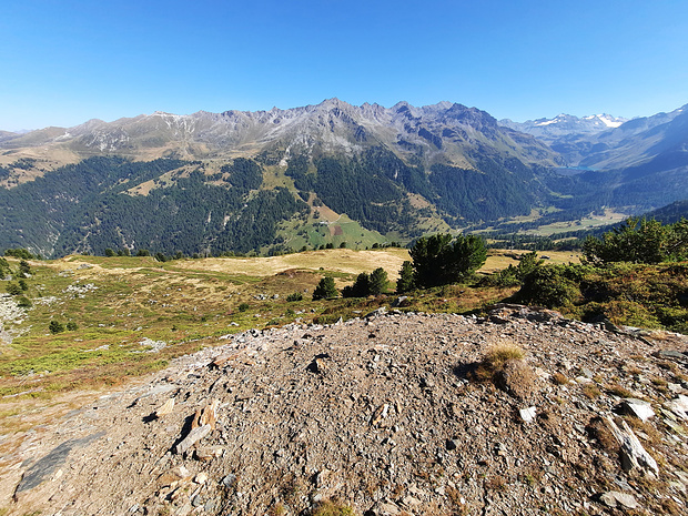 Vue depuis la galerie. 