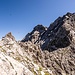 Blick auf unseren Grat hinauf zur Hochfrottspitze