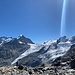 Aussicht vom Gipfel auf den Gletscher