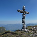 auf dem Gipfel des Oberbauenstock (2102m), im Hintergrund die Mythen