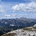 Für einmal tolle Aussicht auf die Dolomiten