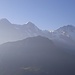 Blick zum Grindelwalder Dreigestirn