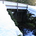 More than a meter of snow on the bridge near Fallenboden