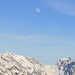 Alpstein and the rising moon 