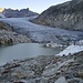 Auf dem Weg zum Rhonegletscher: 2003 reichte die Gletscherzunge noch bis in die Nähe des Hotels.