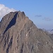 Corno di Ban herangezoomt: es handelt sich um einen der schwierigsten und gefährlichsten Berge, die ich solo bestiegen habe.