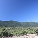 Blick vom Ausgangspunkt zum grünen Ainosgebirge