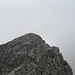 Blick zum Südgipfel des Monte Daino, seinem mit 2698 m höchsten Punkt. Im unteren Teil wäre er sehr steil und schwierig.