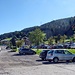Großer kostenloser Parkplatz in Tulfes an der Bergbahn. Archivbild.