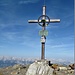Gipfelkreuz vom der Sonnenspitze 2639m.