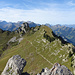 Blick vom Oberberghorn Richtung Gumihorn und Daube