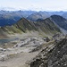 Aussicht vom Weissfluh Vorgipfel etwa bei Punkt 2740 m
