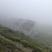 das Rifugio Gazzirola im Nebel 