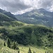 Rückblick auf die Alpe Rogg und Marmontana