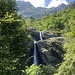 der Doppelwasserfall im Val del Boschetto