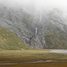 Blick hinüber zum Wasserfall am Tschenghel dil Gori