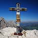 Gipfelkreuz der Östlichen Oberbachernspitze