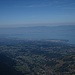 Blick auf den Genfer See fast 2000m unter uns