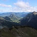Blick das Retterschwanger Tal entlang zum Imberger Horn, dem letzten Gipfel der hier vorgestellten Tour.