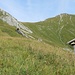 Rückblick zu Steinspitze und Elmer Kreuzspitze