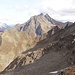 Bild h: Blick zu Kogl-Kamm, P. 2621 (Gamskarspitze) und die ca. 2700 m hohe Erhebung, aufgenommen vom in Nord-Süd-Richtung verlaufenden Seitengrat (vgl. Bild f).