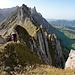 Blick über die nördliche Alpsteinkette