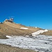 Der Glacier de Scex Rouge, der bald verschwunden sein wird, sowie das in Sanierung befindliche Gipfelrestaurant