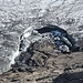 Der Glacier de Tsanfleuron bricht im zweiten Hitzesommer in Folge (2022 und 2023) vom Rand her regelrecht ein