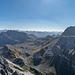 Misthaufen (2.436 m): Blick nach Süden mit Verwall und Silvretta