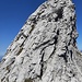 Cima Garnerone Sud - Der Fels an der Außenkante ist schön zu klettern