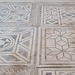 Unterschiedliche Mosaiken bilden den Fußboden in einer der gut erhaltenen Villen