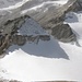 gletscherspur, in mitte Platthorn