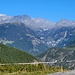 Bella vista dal Bernina alle dighe di Campo Moro