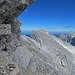 Rückweg mit Blick zum "niedrigeren" Velika Mojstrovka-Gipfel